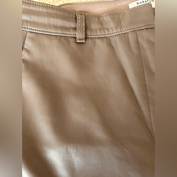 Babaton cropped vegan leather pant - Picture 3 of 12